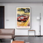 cartel del hombre vintage