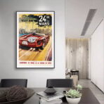 cartel del hombre vintage