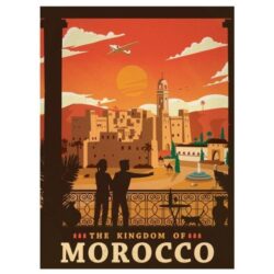 cartel vintage marruecos