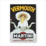 cartel de martini vintage