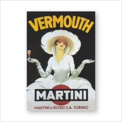 cartel de martini vintage