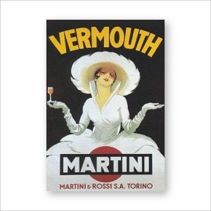 cartel de martini vintage