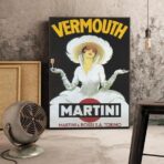 cartel de martini vintage