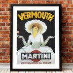 cartel de martini vintage