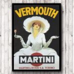 cartel de martini vintage