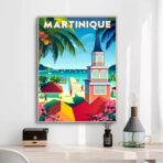 cartel vintage martinica