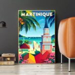 cartel vintage martinica
