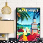 cartel vintage martinica