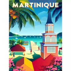 cartel vintage martinica