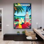 cartel vintage martinica
