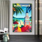 cartel vintage martinica