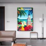 cartel vintage martinica