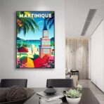 cartel vintage martinica