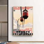 cartel vintage megeve
