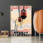 cartel vintage megeve