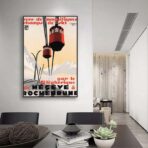 cartel vintage megeve