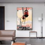 cartel vintage megeve