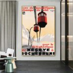 cartel vintage megeve