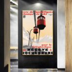 cartel vintage megeve