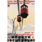 cartel vintage megeve