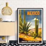 cartel vintage mexico