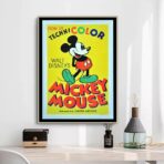 cartel vintage mickey