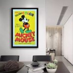 cartel vintage mickey
