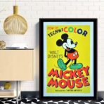 cartel vintage mickey