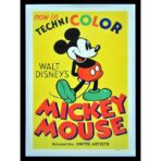 cartel vintage mickey