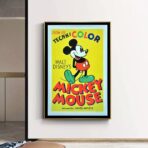 cartel vintage mickey