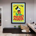 cartel vintage mickey