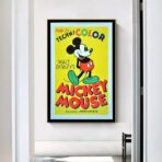 cartel vintage mickey