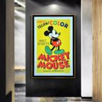 cartel vintage mickey