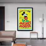 cartel vintage mickey