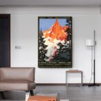 cartel vintage mont blanc