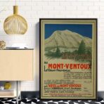 cartel vintage mont ventoux
