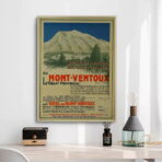 cartel vintage mont ventoux