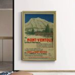 cartel vintage mont ventoux