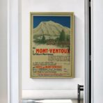 cartel vintage mont ventoux