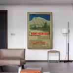cartel vintage mont ventoux