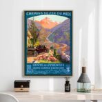 cartel de montana vintage 1