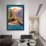 cartel de montana vintage 1