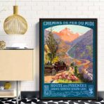 cartel de montana vintage 1