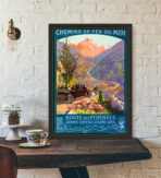 cartel de montana vintage 1