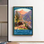 cartel de montana vintage 1