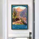cartel de montana vintage 1