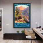 cartel de montana vintage 1