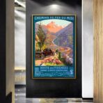 cartel de montana vintage 1