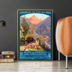cartel de montana vintage 1