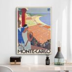 cartel vintage monte carlo
